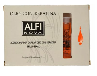 AMPOLLAS DE OLIO Y KERATINA ALFINOVA X 12