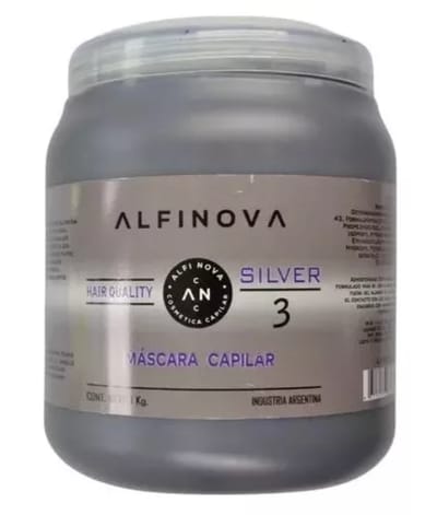 MASCARA PROFESIONAL SILVER ALFINOVA 1000GRS