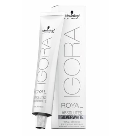 TINTURA IGORA ABSOLUTES SILVERWHITES - SCHWARZKOPF 60G POMO GREY LILAC